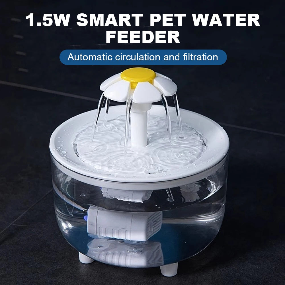 Automatic Cat Water Fountain Filter