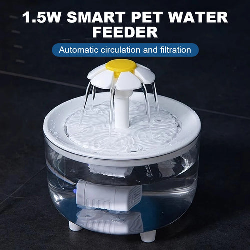 Automatic Cat Water Fountain Filter