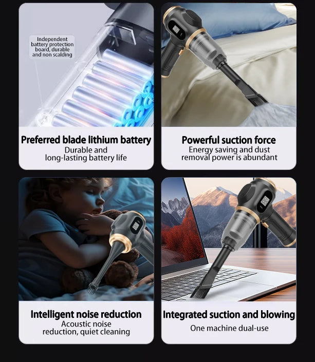 Cordless Handheld Vacuum Cleaner hair pets